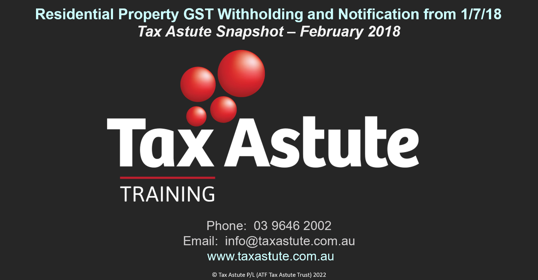 residential-property-gst-withholding-and-notification-from-1-july-2018